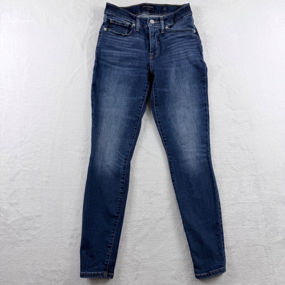 Lucky Brand Jeans Ava Mid Rise Super Skinny Dark Wash Size 4/27 Regular